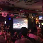 ラグビーワールドカップ　大画面で放映しています！